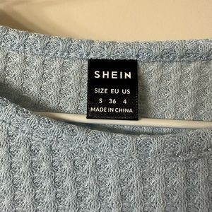Baby blue Shein shirt